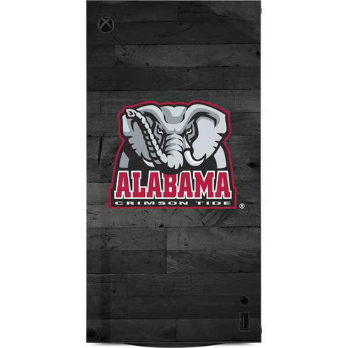 University of Alabama Basketball Wood XBox Series X Digital Edition Console Skin